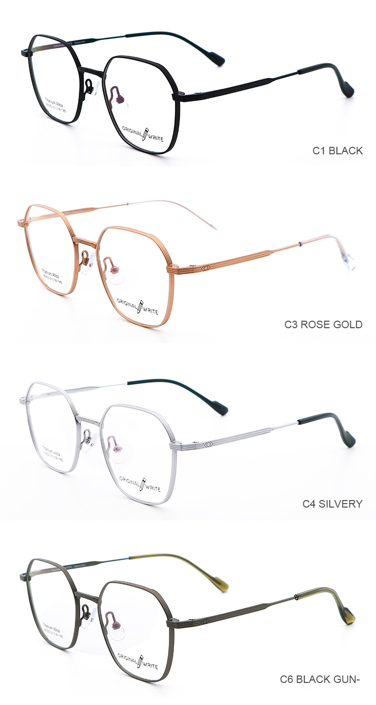 Fashionable Comfortable β Titanium Frame Eyeglasses For Unisex