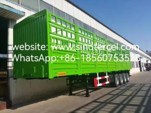 Quality 4 Axles Bulk Cargo Fence Semi Trailer wholesale