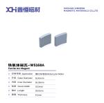 Round Magnets Hard Permanent Magnet Ferrite For motorcycle Motor W5168A