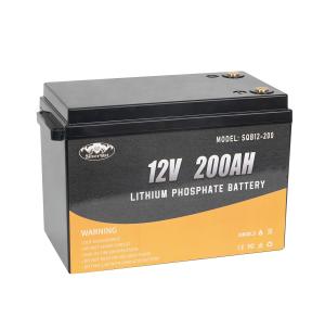 Quality LFP 12V 200AH Lithium Ion-Battery For Golf Car, RV And Home Solar Energy System wholesale