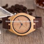 2017 New design Bamboo watch made out bamboo custom logo High quality Wood watch