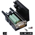 DB15 D Sub 15 Pin VGA ( 3+9 ) Three Row Male Female Connectors to Terminal