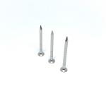 Clout Head 4 Hollow Shank Stainless Steel Nails Anti Corrosion