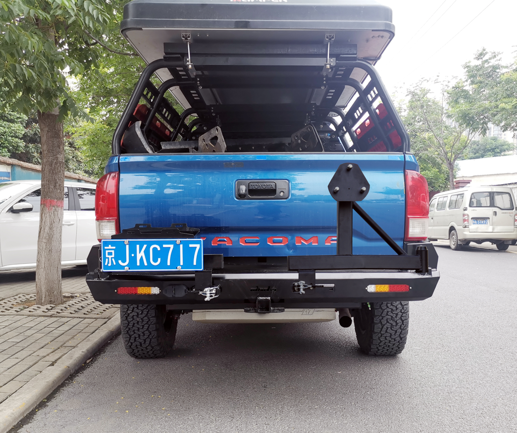 Enhance Your Toyota Tocama with this 210*66*75CM Winch Bull Bar Front Car Bumper