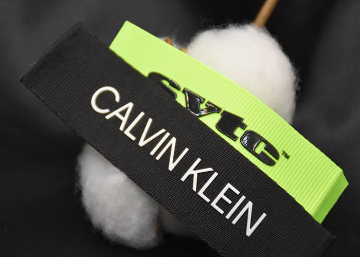 Sew On Custom Brand Logo Silicone Clothing Labels Washable 3D Printed