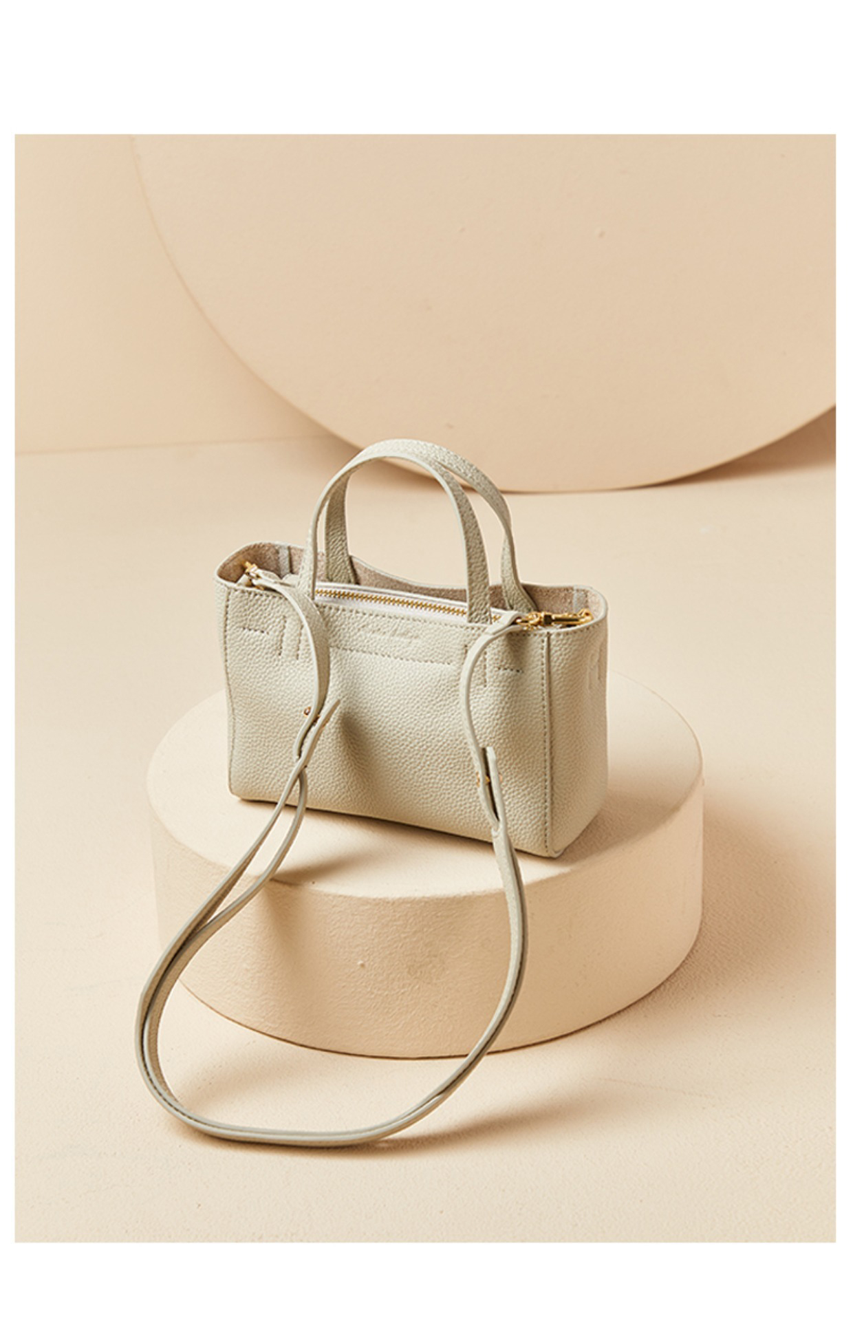 All Seasons Mini Tote in First Layer Cowhide Portable and Fashionable Handbag for Women