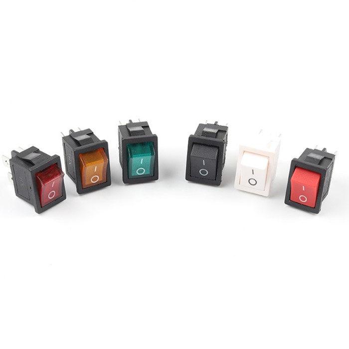 5 PCS / LOT KCD1 4 Pin 21*15mm On Off Boat Car Rocker Switch 6A 250V AC 10A/125V AC