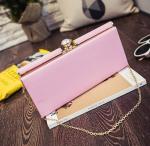 2016 new Korean female diamond chain clutch evening bag shoulder