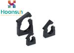 Black Color Electrical Flexible Conduit Clamps Nylon Corrugated Conduit Cable