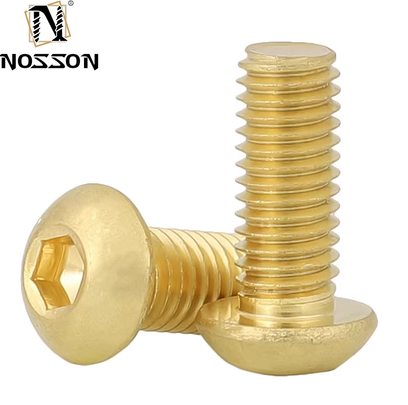 Flat Head Style M2-M8 Brass Phillips Countersunk Machine Screws with Excellent Durability and Plain Finish