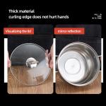 Kitchen Household Stainless Steel 3 Piece Pot And Pan Set Suit Ollas Cookware