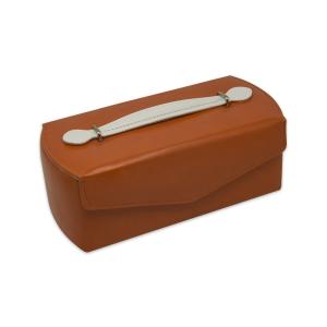 Quality Yellow Color PU Leather Soft Velvet Jewelry Organizer Box wholesale