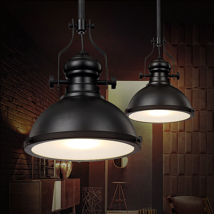 Retro Loft Industrial Style Restaurant Chandelier Bar Simple Bar Villa Project 3 head dining table light(WH-VP-236)