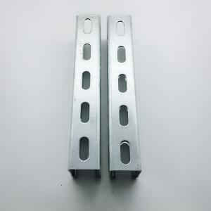 Quality Hot Dipped Slotted Galvanized Strut C Channel Steel For Buiding Material wholesale