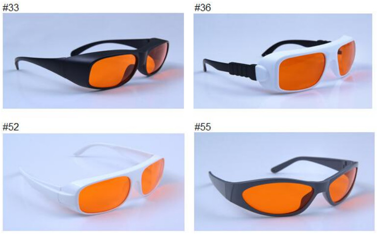 OD5+ Laser Safety Glasses , 200-540nm Laser Protection Goggles