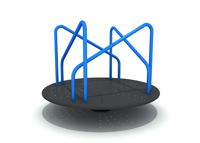 Mini Turntable Spinning Playground Equipment Non Toxic OEM Accepted