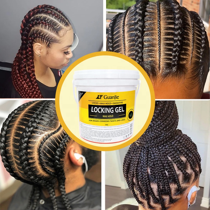 Edge Control Gel 64oz Flake Free Hold Smooths Tames Frizz Soft Finish for Curly Hair