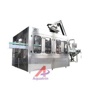 Quality SS304 7.5KW 0.6MPa Mineral Water Filling Machine PLC Monoblock wholesale