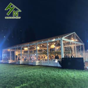 Quality 112x203x4 Frame Clear Wedding Marquee 10x20 Canopy Tent Polyvinyl Chloride wholesale