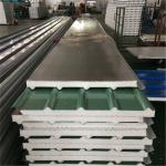silver paper eps sandwich roof panel 840-30-0.376mm with green for house