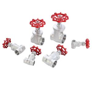 Quality Water Investment Casting CF8 CF8m Bsp BSPT 200wog Industrial Gate Valve wholesale