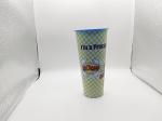 Round PP Drink Plastic Beer Cups for Party , 3D Lenticular Cup 24oz Capacity