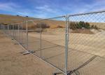 30mm X 30mm Diamond Chain Link Fencing 5ft X 8ft Temporary Metal Fence Panels