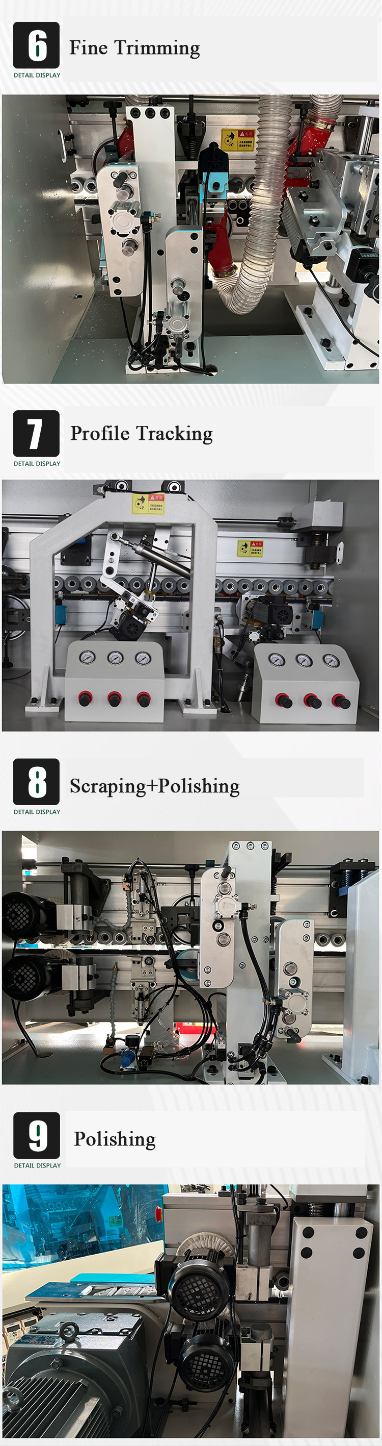 Wood Edge Banding Machine for Wood Based Panels Machinery in Building Material Shops