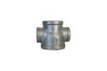 Cross Galvanised Malleable Iron Pipe Fittings