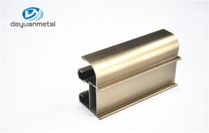 Quality Surface Anodizing Aluminum Cabinet Door Profiles T3-T8 Temper ISO9001 wholesale