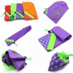 Beauty Recycled Shopping Bag , Nylon Grocery Bags Sturdy Fruit Shaped Digital