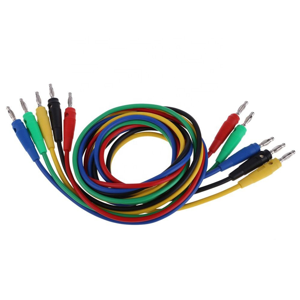 ISO9001 1500V Multimeter Replacement Leads , Multipurpose 4mm Banana Plug Leads
