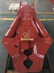 Excavator hydraulic shears for crushing and secondary demolition