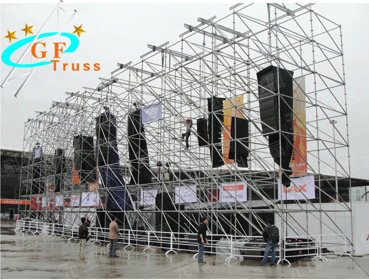 Concert Aluminum Layer Truss Stage High Hardness Large Square Wedding Party Use