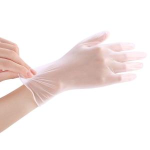 Quality Non Sterile Disposable PVC Gloves , Clear Medical Examination Gloves wholesale