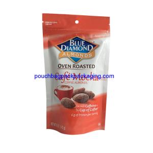 Quality Aluminum foil stand up pouch bag with zipper for food packaging wholesale