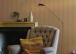 Quality Durable Striped PVC Waterproof Contemporary Wall Coverings 0.53*10M wholesale