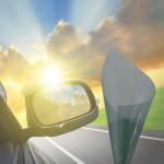 Colorful Uv Blocking Window Film , Low Haze Residential Window Tint Film