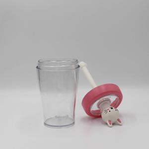 Quality Portable 430ml Cartoon Plastic Water Bottle Lovely Kids BPA Free wholesale