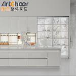 Indoor and Outdoor Kitchen Grill with Fridge Cabinet Italian Design Island