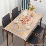 Custom Logo Accepted 80*120cm Direct Plastic PVC Floral Tablecover for Dining
