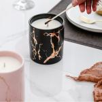 Home Decoration Scented Soy Candles Natural Scented Candles Marble Candle Jar