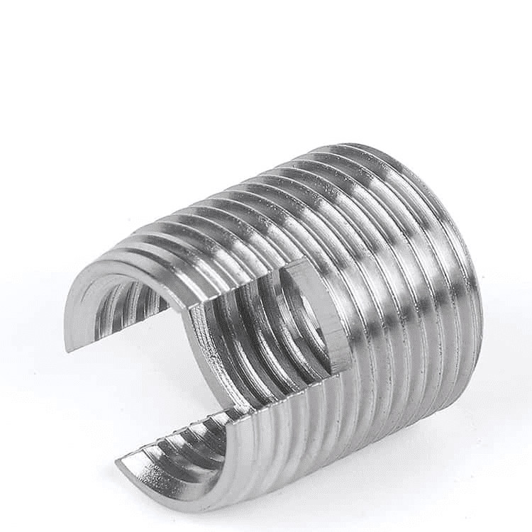 Stainless Steel Thick Wall 302 Self Tapping Thread Insert Slotted Customized