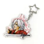 Customize Printed Logo Epoxy Resin Glitter Sparkle Cute Anime Transparent