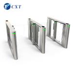 Intelligent Hotel Stainless Steel Turnstiles Glass Turnstile Gate
