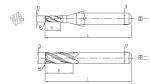 H65 Solid Carbide Round Nose Milling Cutter