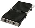 Stainless Steel Top Housing Home Panini Grill With Drip Tray , Removable Plate