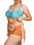 swimwear women bikini Large size swimsuit black dress Beach vacation sexy piece