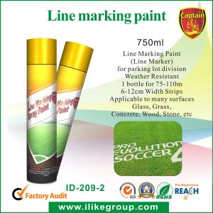 Quality Weather Resistant Color Line Marking Paints , Road Marking Spray Paint 750ml wholesale