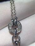 Real low price and high quality jewels B diamond necklace 18k gold diamond
